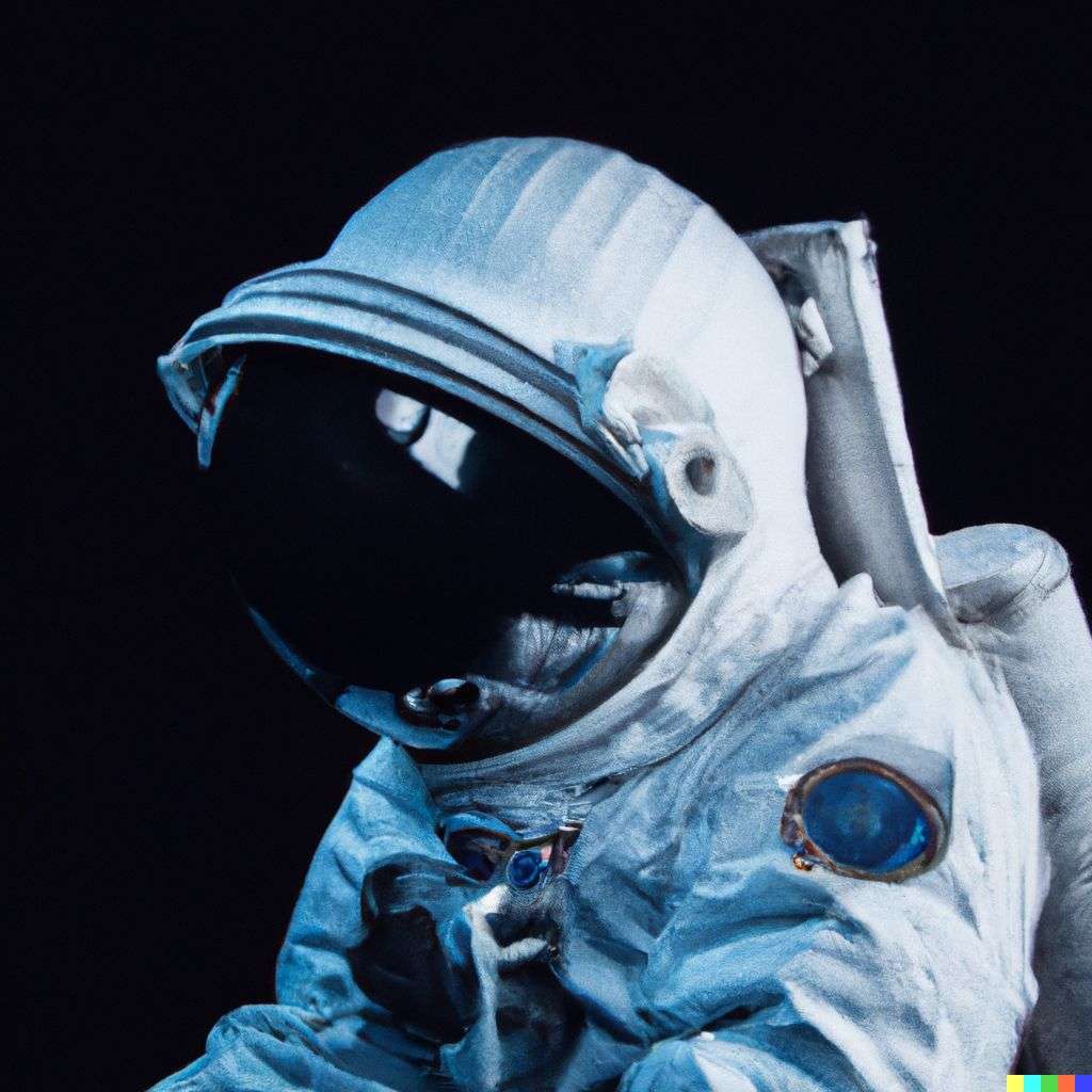 an astronaut, photograph, fine art